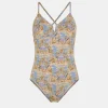 Maillot De Bain Une Piece Coral Spring - Cerulean Multicolore