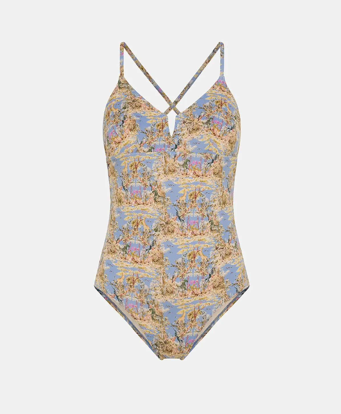 Maillot De Bain Une Piece Coral Spring - Cerulean Multicolore