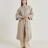 Manteau Calla A Mat Lurex - Sable Multicolore