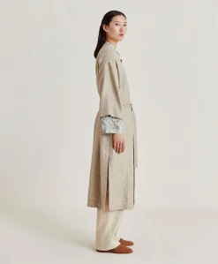 Manteau Calla A Mat Lurex - Sable Multicolore
