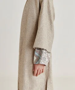 Manteau Calla A Mat Lurex - Sable Multicolore
