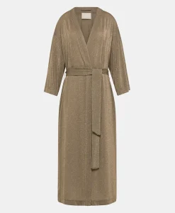 Manteau Calla Lurex Jersey - Boue
