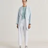 Manteau Pomeranien En Lin Coton - Ciel