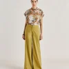Pantalon Candeo En Lin Et Coton - Avocat