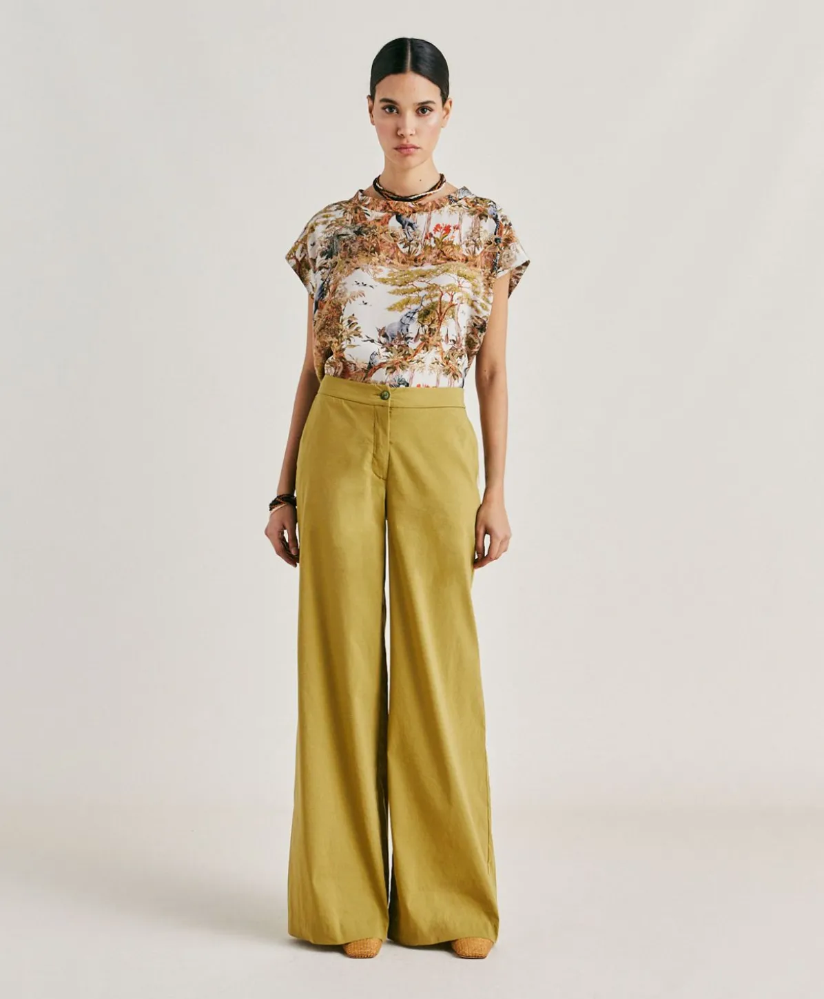Pantalon Candeo En Lin Et Coton - Avocat
