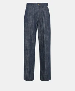 Pantalon Denim Bis Fuchsia - Bleu Jean