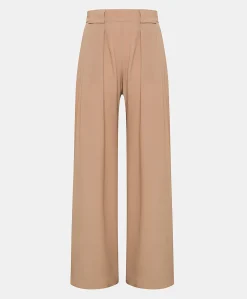 Pantalon En Acetate De Soie Aspen - Nude