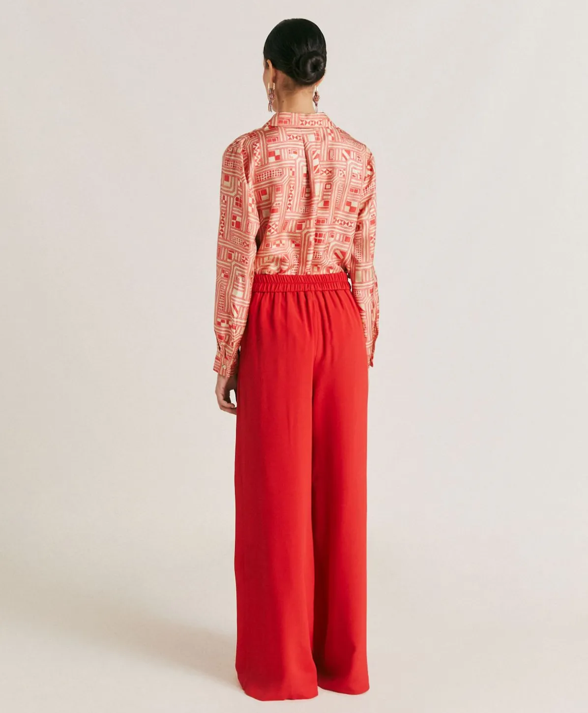 Pantalon En Acetate De Soie Aspen - Azalee