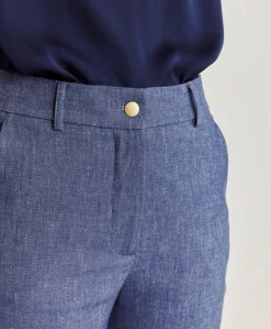 Pantalon En Denim Leger Joy - Bleu Jean