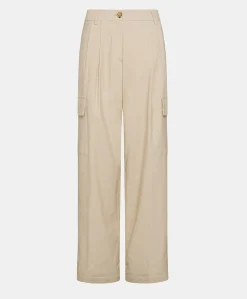 Pantalon En Denim Leger Pedro - Creme