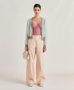 Pantalon En Gabardine Olivina - Bourgeon