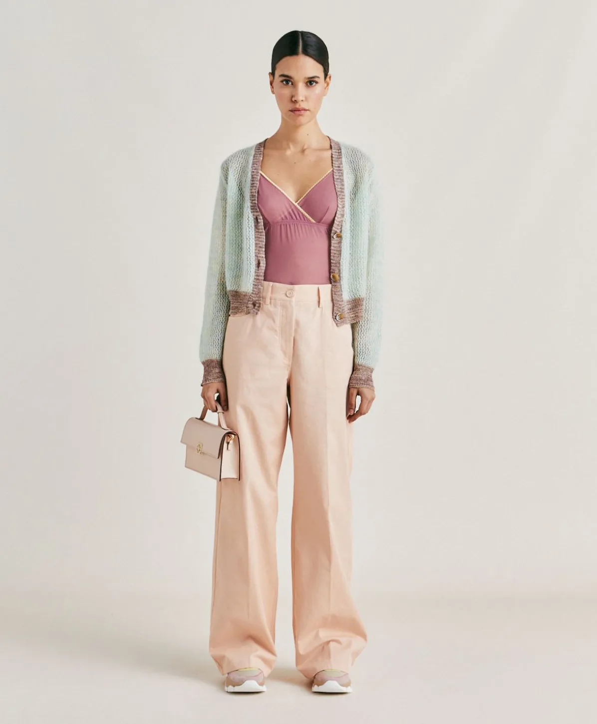 Pantalon En Gabardine Olivina - Bourgeon