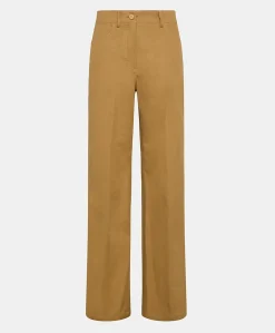 Pantalon En Gabardine Olivina - Caramel