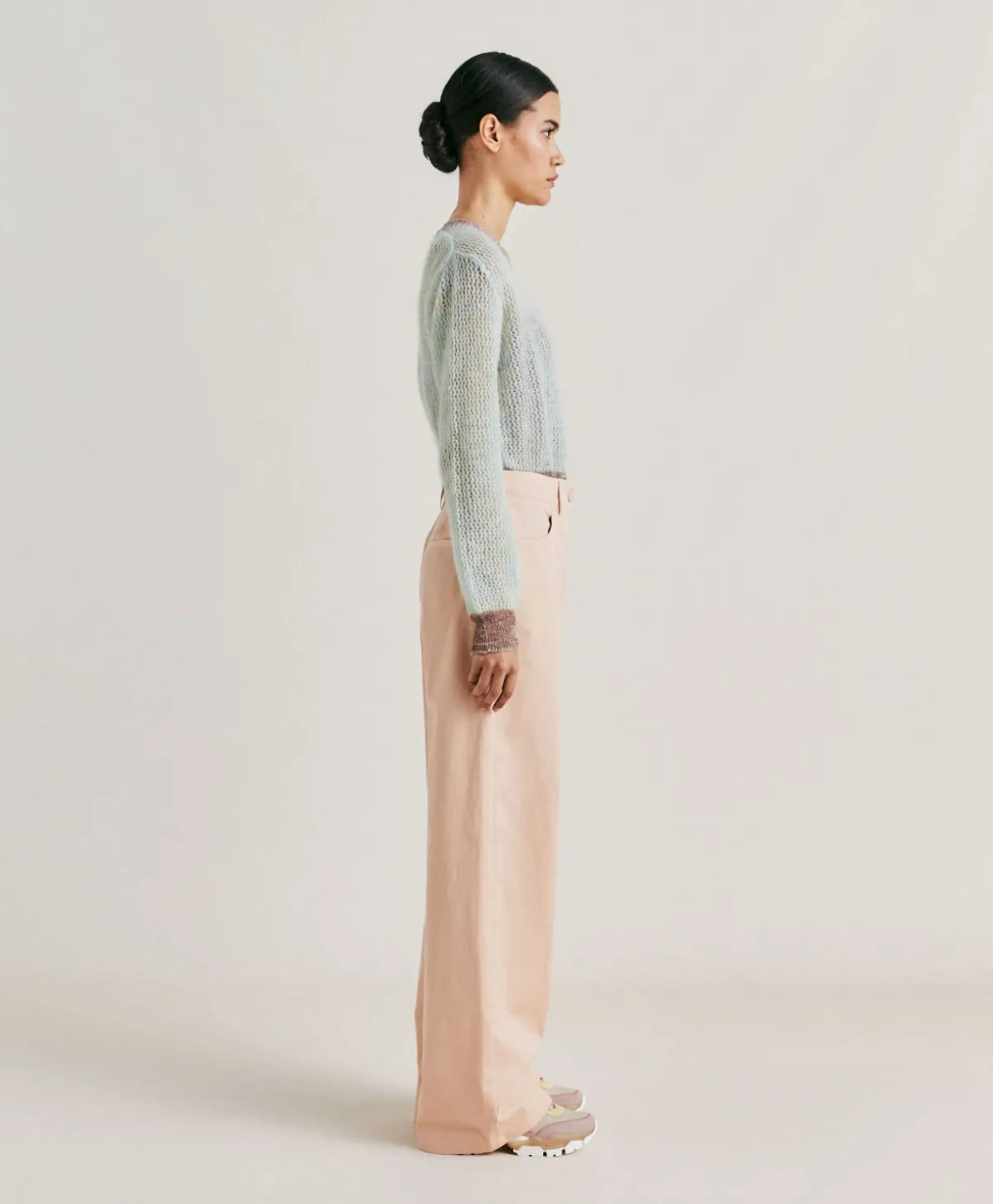 Pantalon En Gabardine Olivina - Bourgeon