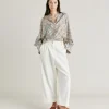 Pantalon En Jean Grecale - Creme