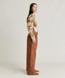 Pantalon En Jean Lora - Cigare