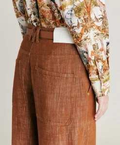 Pantalon En Jean Lora - Cigare
