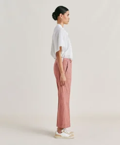 Pantalon En Jean Lora - Rose Antique