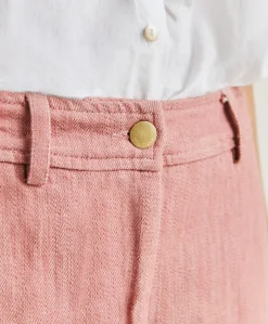 Pantalon En Jean Lora - Rose Antique