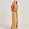 Pantalon En Lin Aliterru - Sable