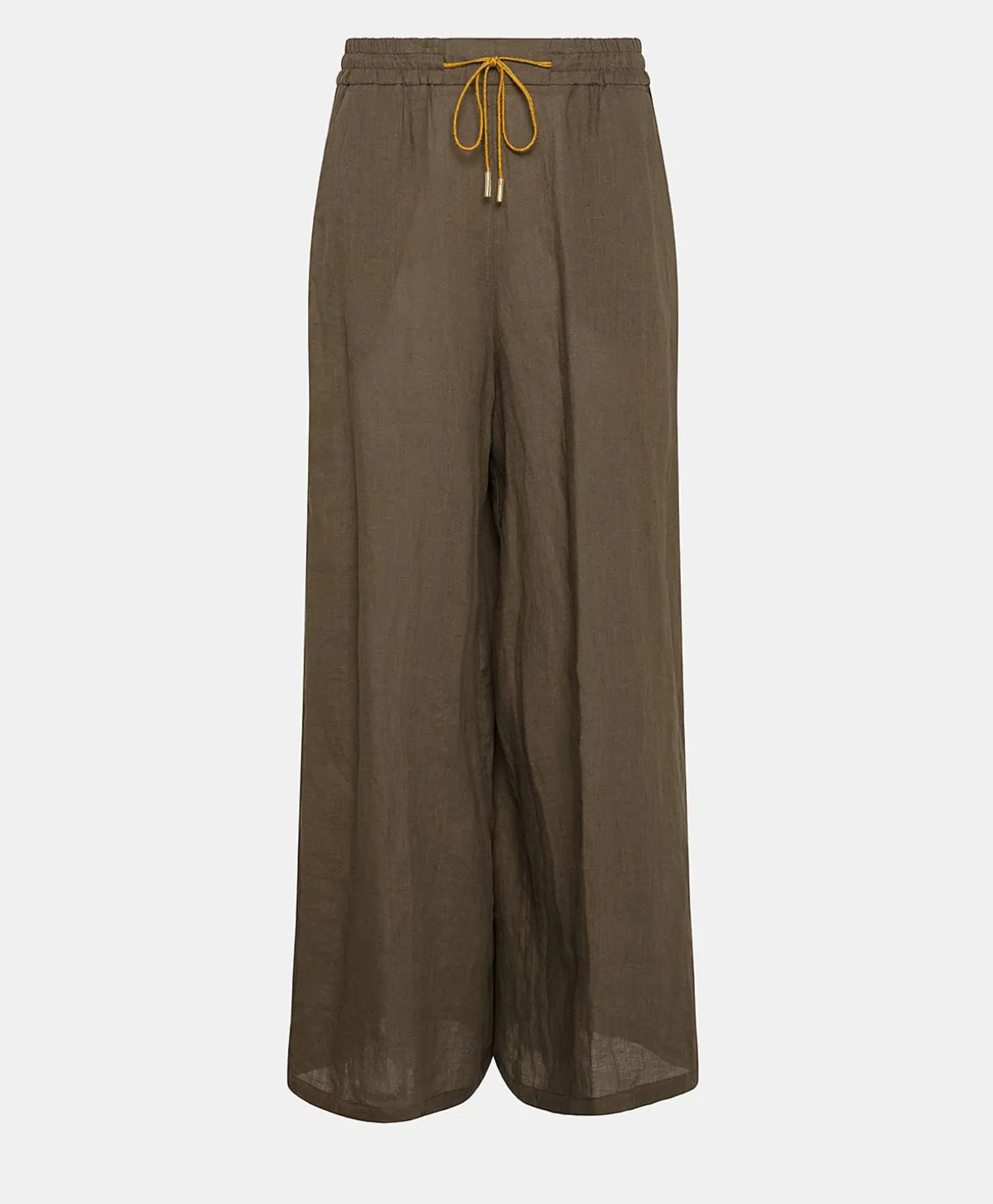 Pantalon En Lin Aliterru - Armee
