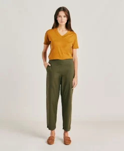 Pantalon En Popeline Idaho - Armee