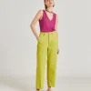 Pantalon Gabardine Bis Fuchsia - Acide