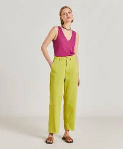 Pantalon Gabardine Bis Fuchsia - Acide