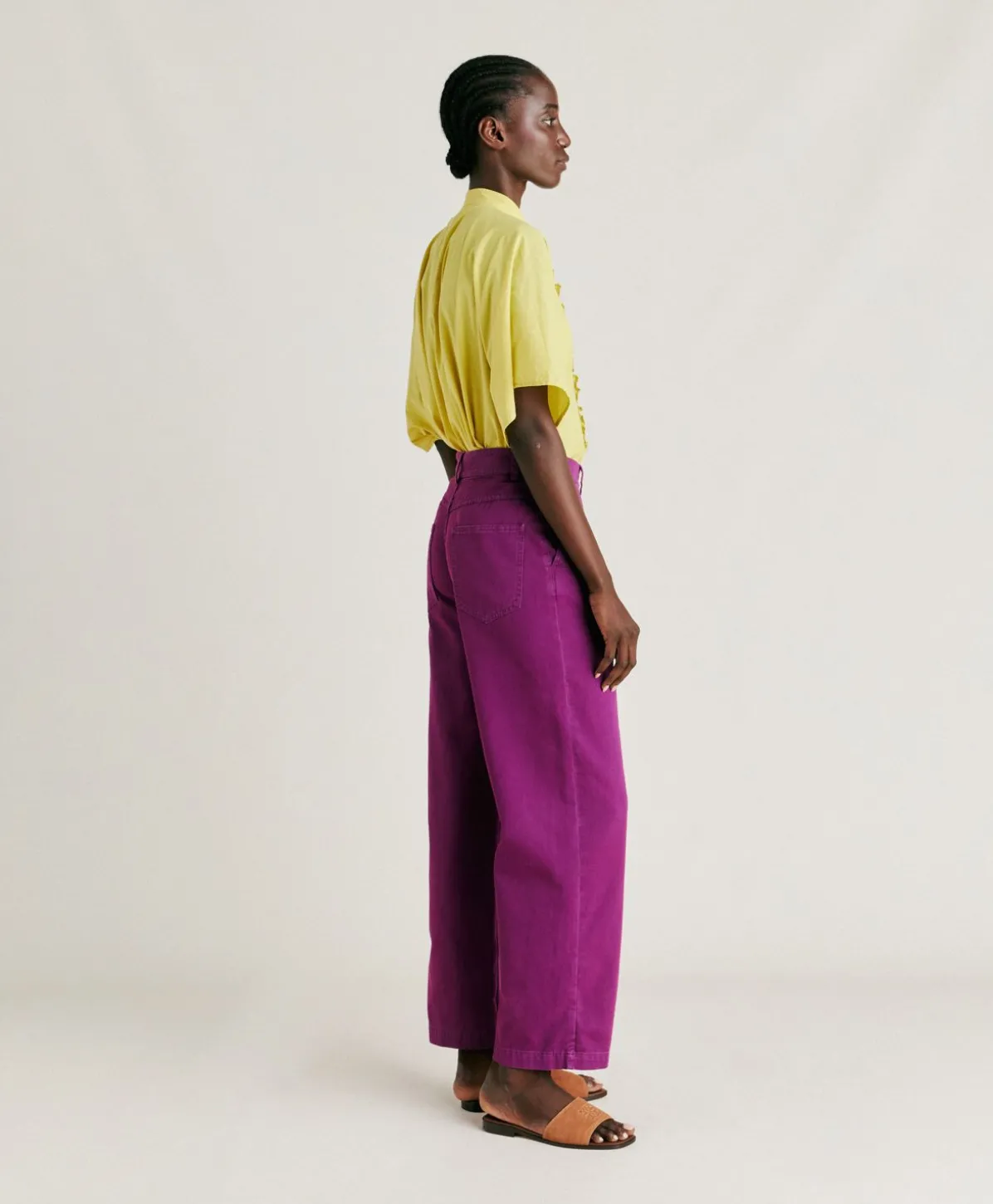 Pantalon Gabardine Bis Fuchsia - Cyclamen