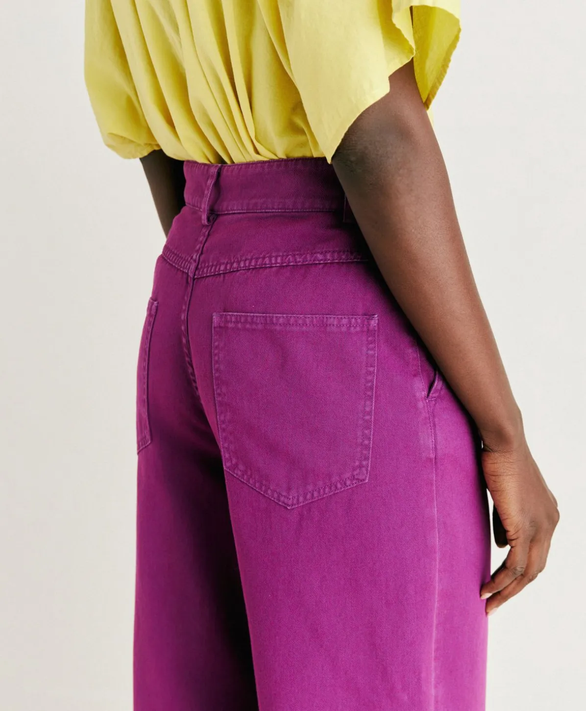 Pantalon Gabardine Bis Fuchsia - Cyclamen