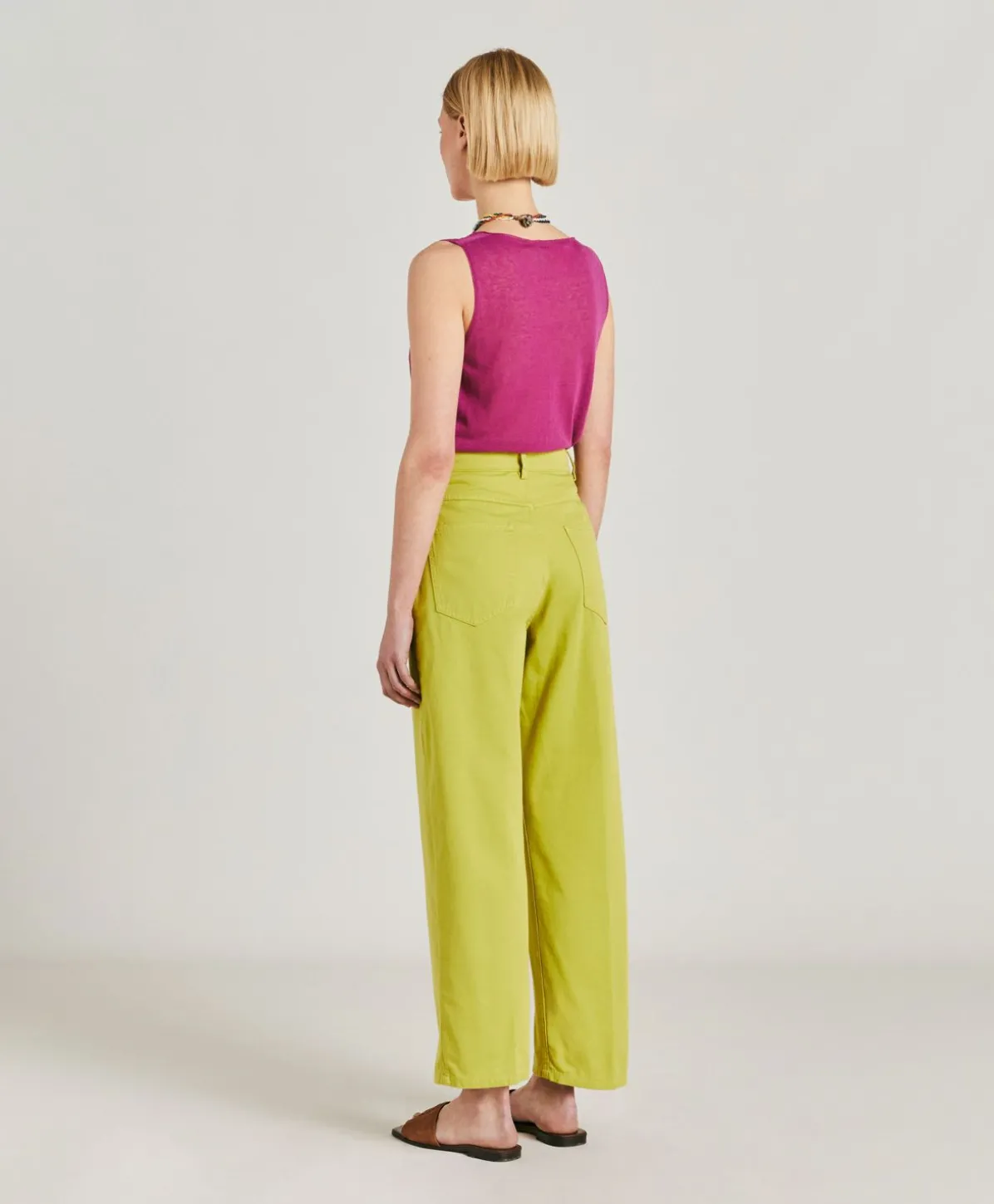 Pantalon Gabardine Bis Fuchsia - Acide