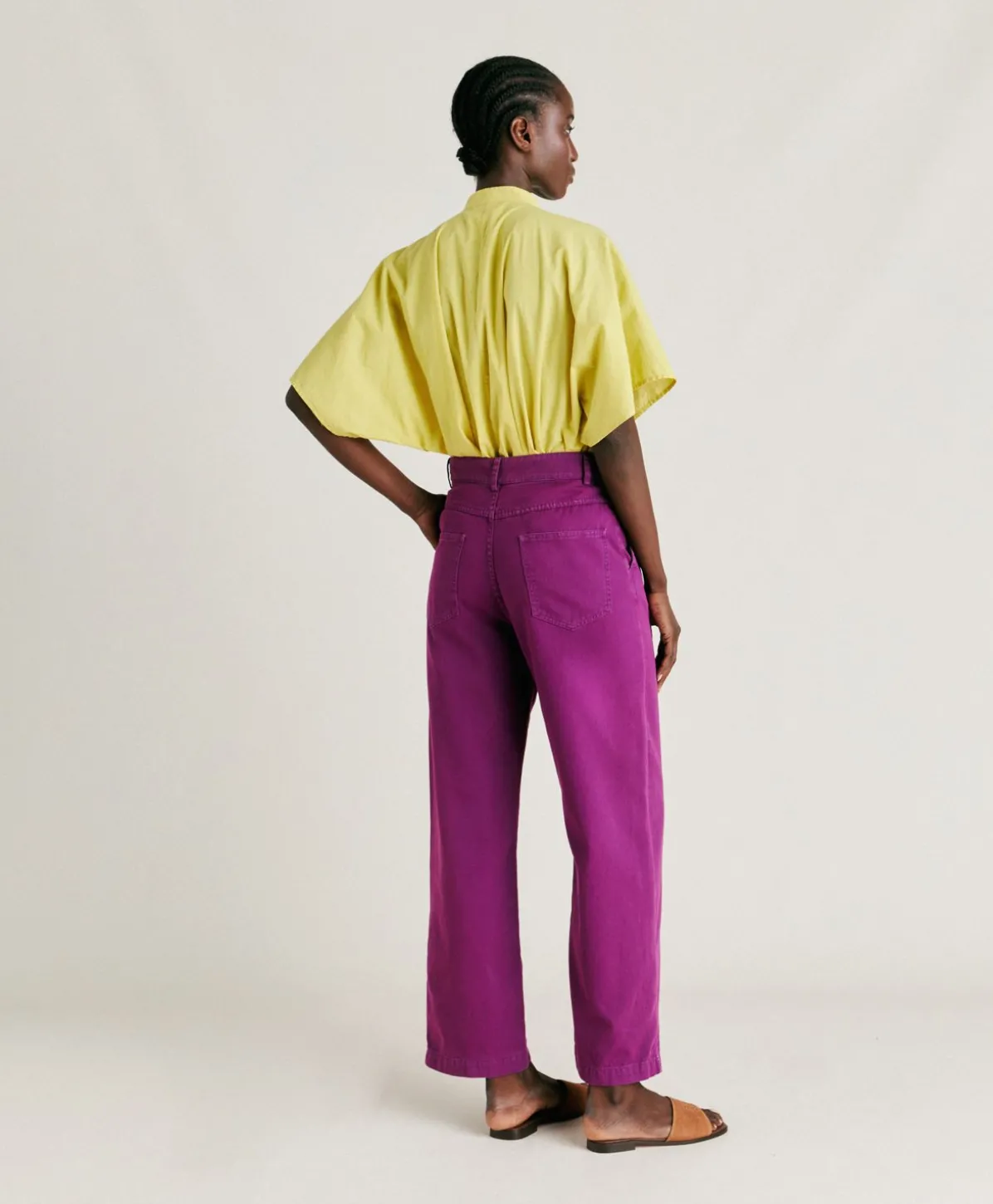 Pantalon Gabardine Bis Fuchsia - Cyclamen