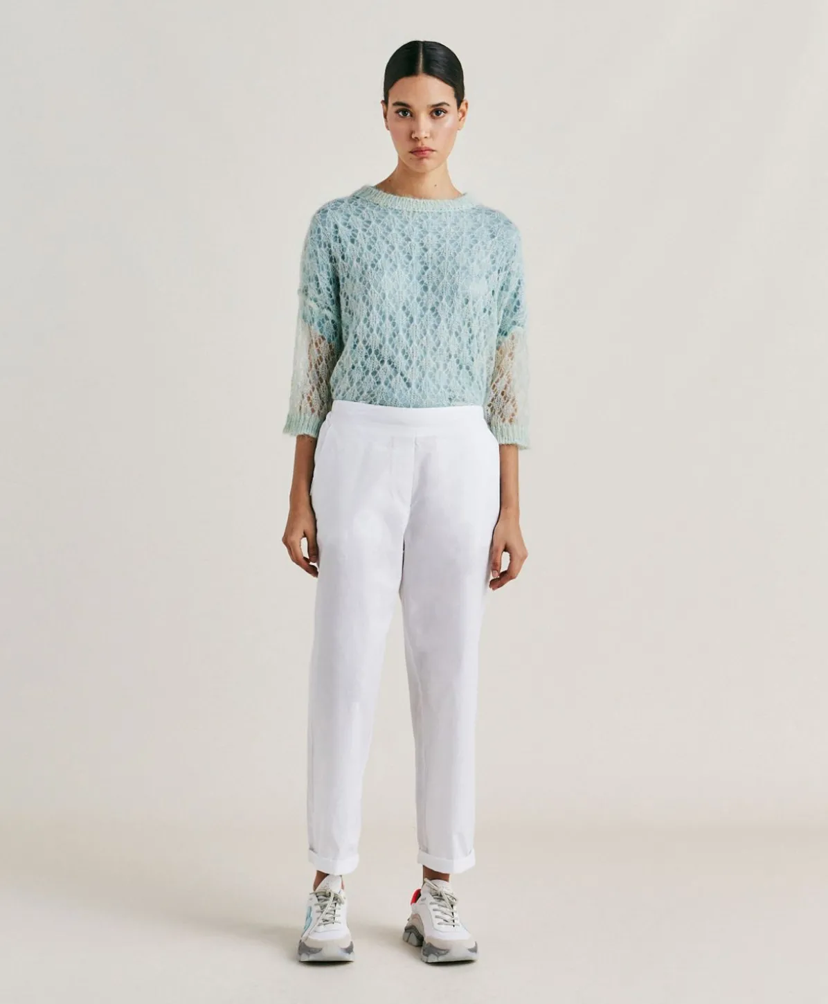 Pantalon Idaho En Popeline - Blanc Optique