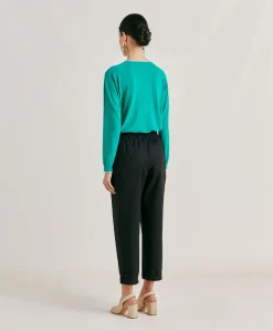 Pantalon Idaho En Popeline - Noir