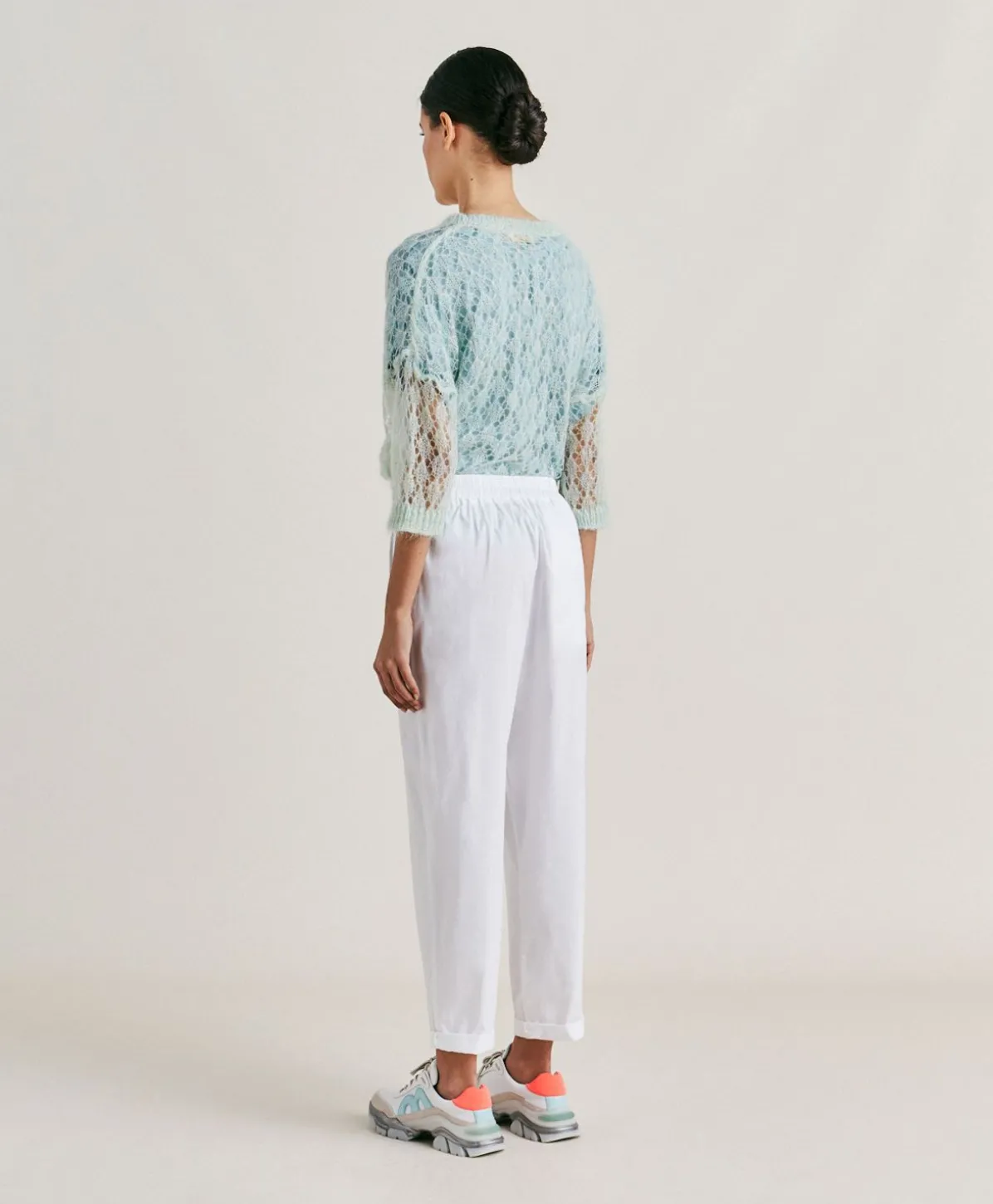 Pantalon Idaho En Popeline - Blanc Optique
