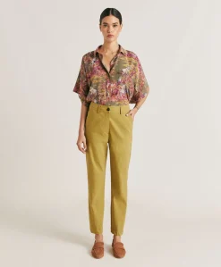 Pantalon Lyon Coton Lin - Avocat