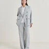 Pantalon Narciso Lin Lurex - Gris