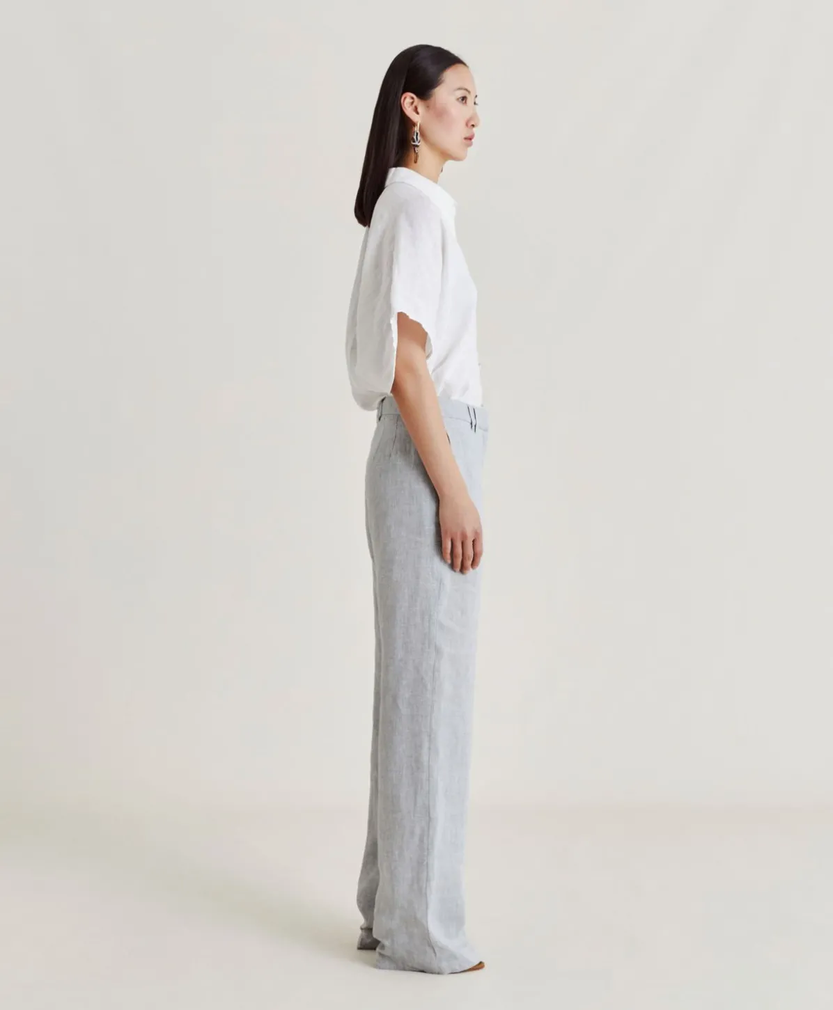 Pantalon Narciso Lin Lurex - Gris