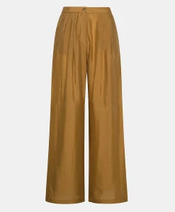 Pantalon Patrice En Jacquard Cupro - Reglisse