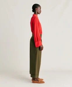 Pantalon Popeline Grecale - Armee