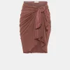 Pareo Aegean En Jersey Lurex - Terre Cuite