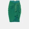 Pareo Aegean En Jersey Lurex - Emeraude