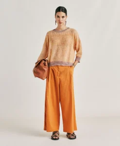 Pull Bella En Mohair Doux - Orange