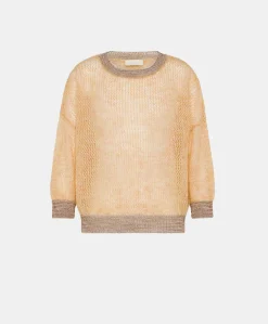 Pull Bella En Mohair Doux - Orange