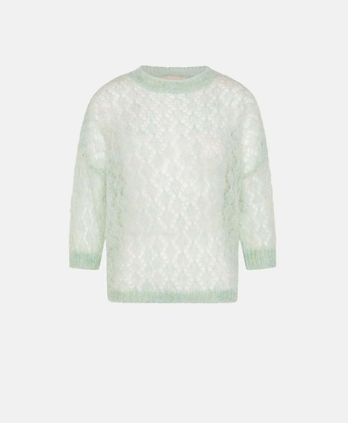 Pull Campanula En Mohair Doux - Turquoise