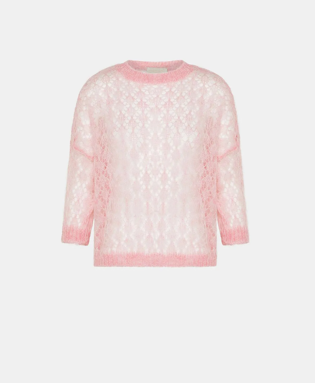 Pull Campanula En Mohair Doux - Rose Bebe