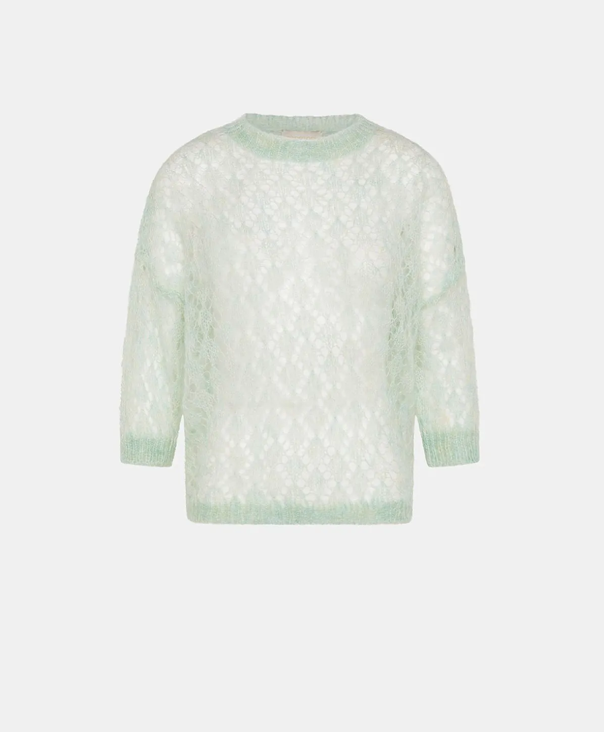 Pull Campanula En Mohair Doux - Turquoise