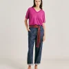 Pull En Lin Edie - Cyclamen
