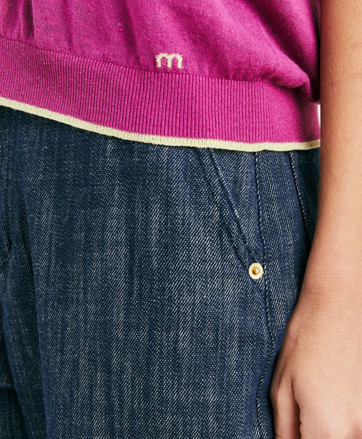 Pull En Lin Edie - Cyclamen