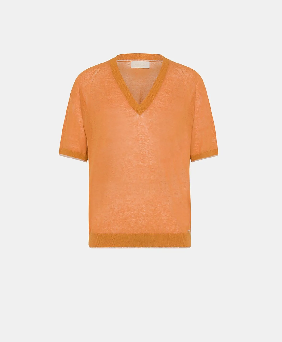 Pull En Lin Edie - Orange